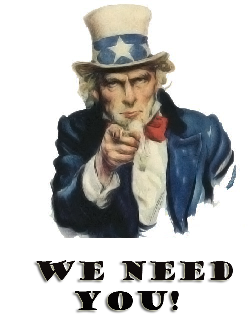 We need you